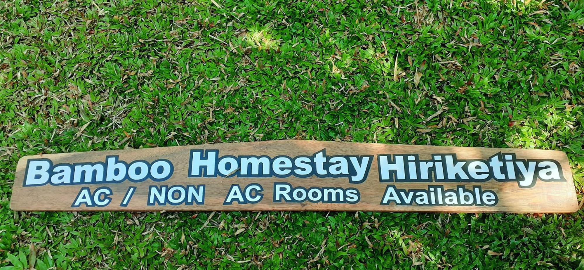 Bamboo Home Stay Hiriketiya Zuid-Dikwella Buitenkant foto